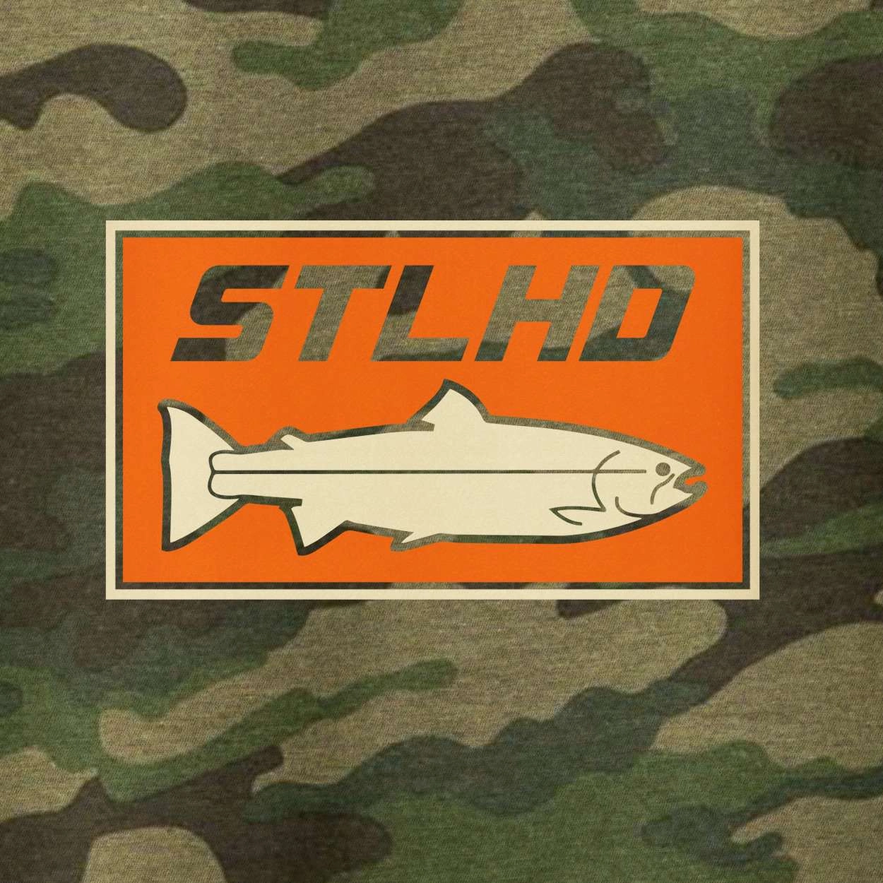 STLHD Men's Woodlands Camo Standard Hoodie