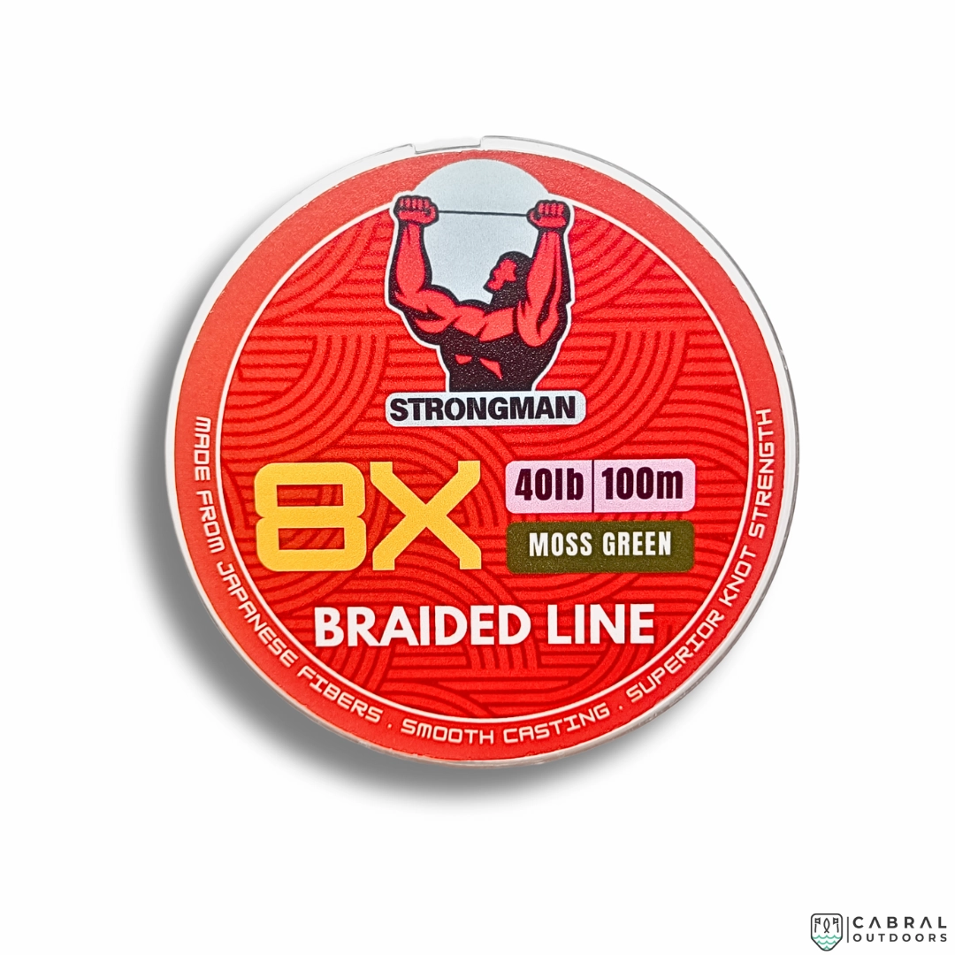 Strongman  8X Braided Line | 26lb-55lb | 100m
