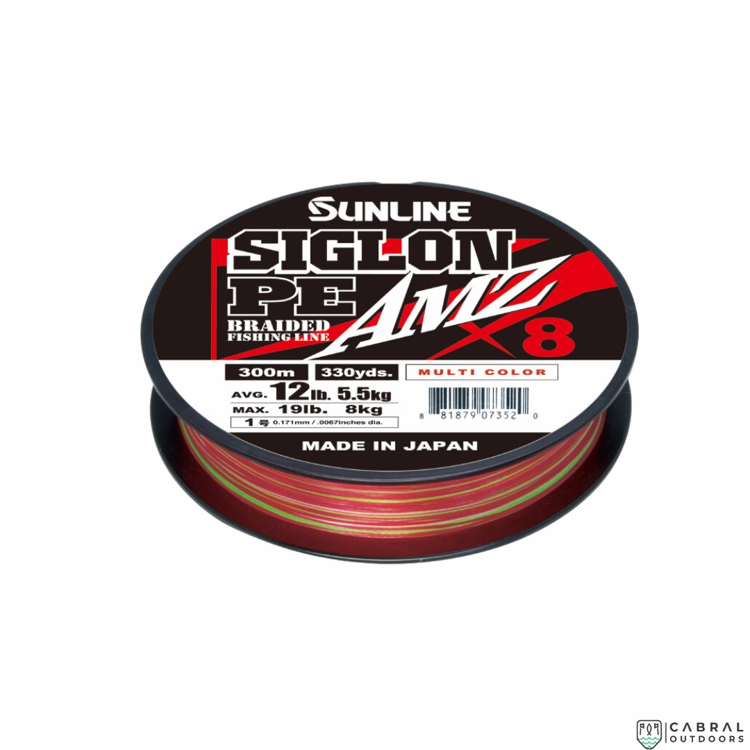 Sunline Siglon Braided Fishing Line PE AMZ X8  | 35lb-70lb | 300m