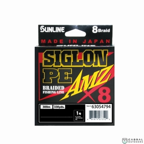 Sunline Siglon Braided Fishing Line PE AMZ X8  | 35lb-70lb | 300m