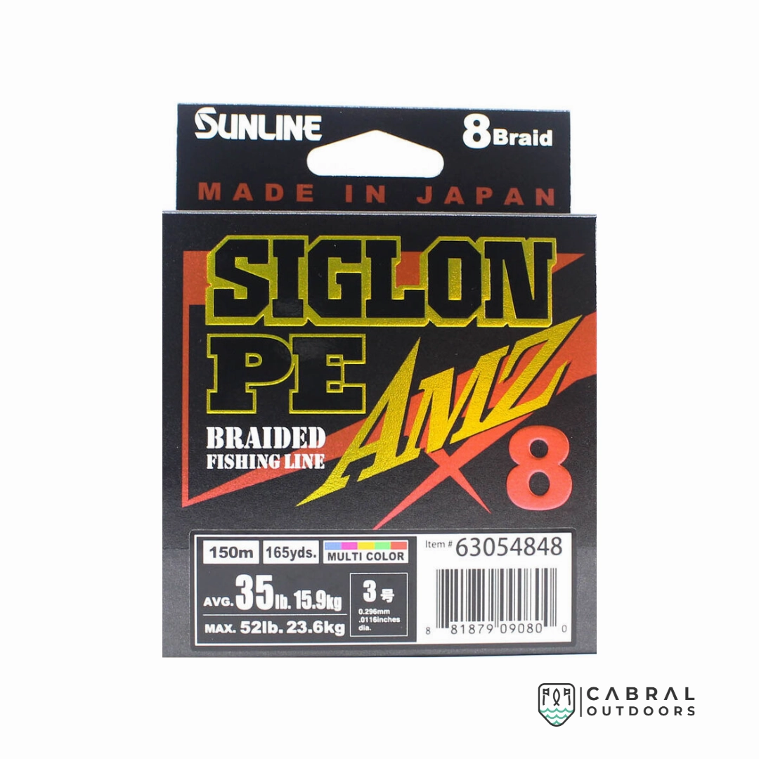 Sunline Siglon Braided Fishing Line PE AMZ X8  | 6-35lb | 150m