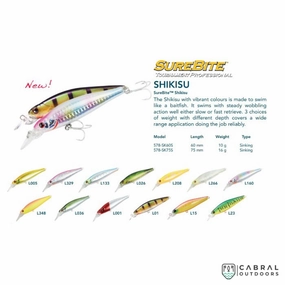 Surecatch SureBite Shikisu Hard Lure | Size: 7.5cm | 16g