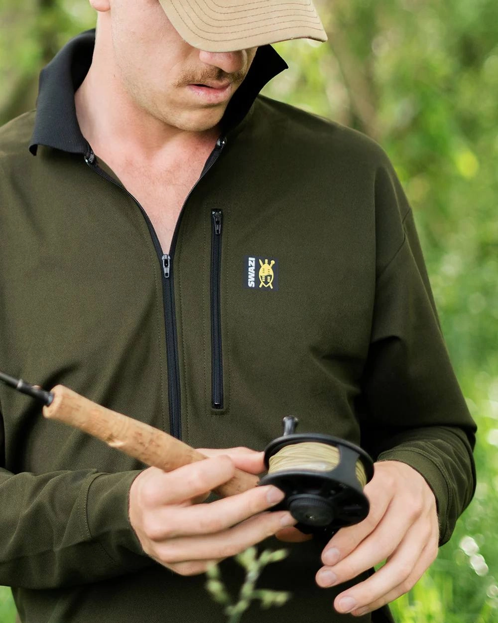 Swazi Mens Climb Max Long Sleeve Polo Shirt