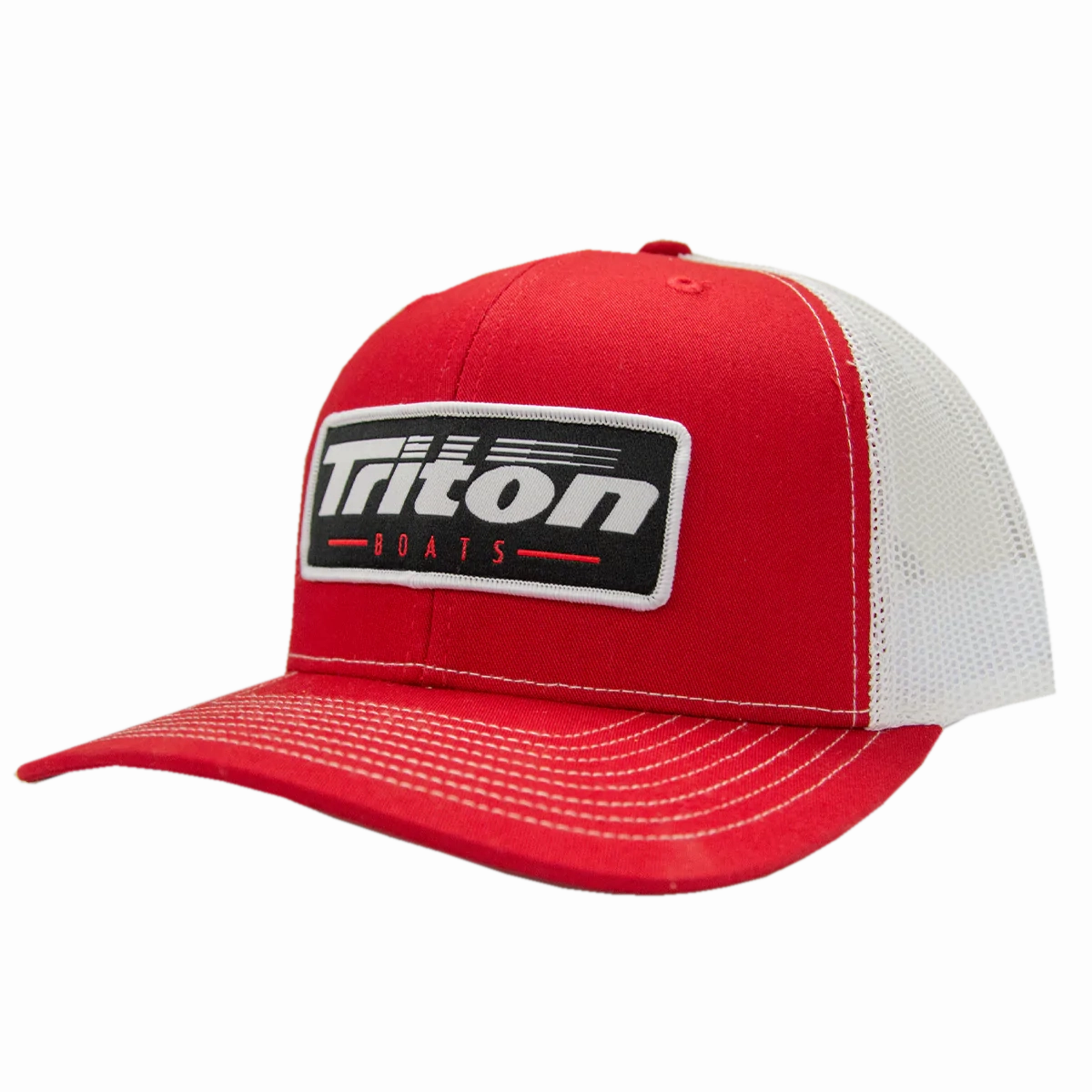 Triton - Classic Mesh Cap - Red/White