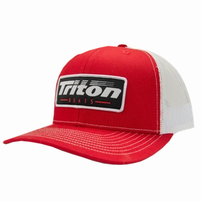 Triton - Classic Mesh Cap - Red/White
