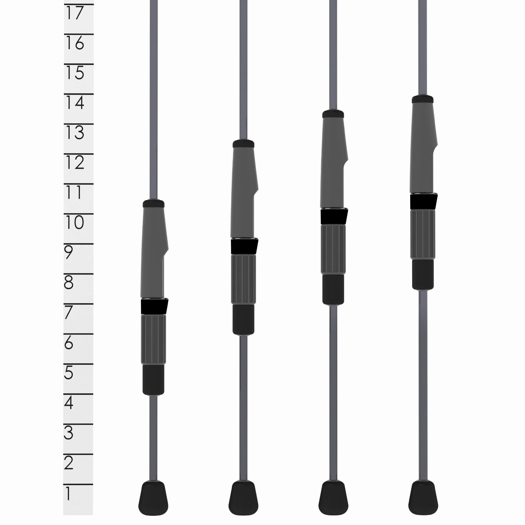 Trout Series 6' Ultra Light Fast 2pc Spinning Rod TFS60ULF2