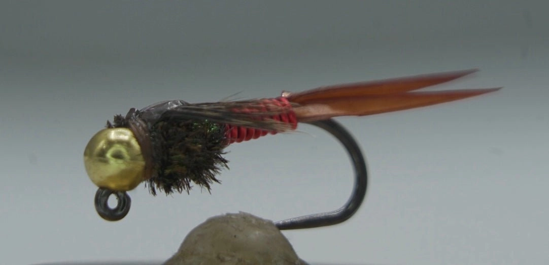 Tungsten Bead Barbless Jig Copper John