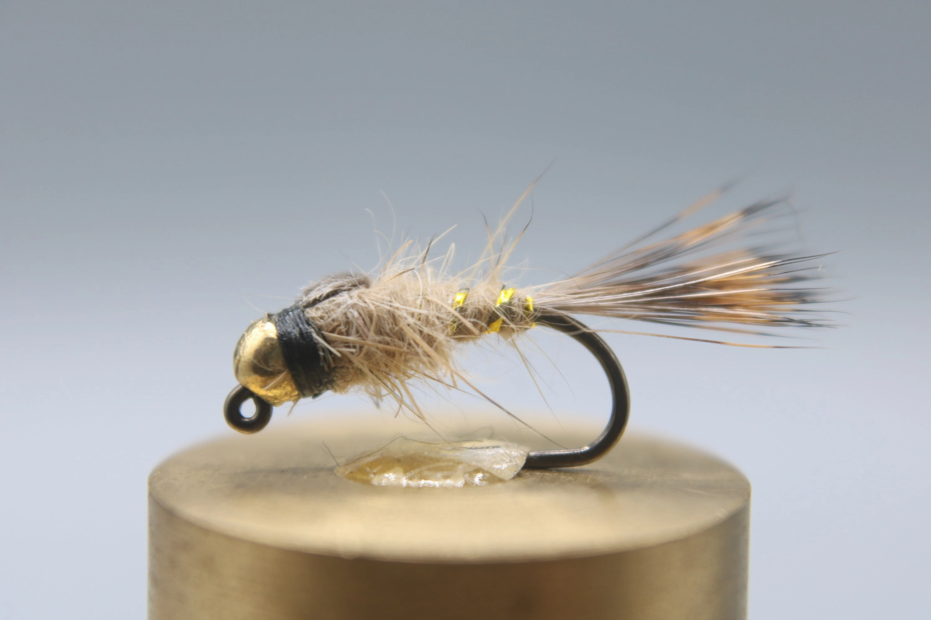 Tungsten Bead Barbless Jig Hares Ear