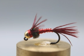 Tungsten Bead Barbless Jig Lightening Bug