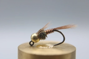 Tungsten Bead Barbless Jig Pheasant tail