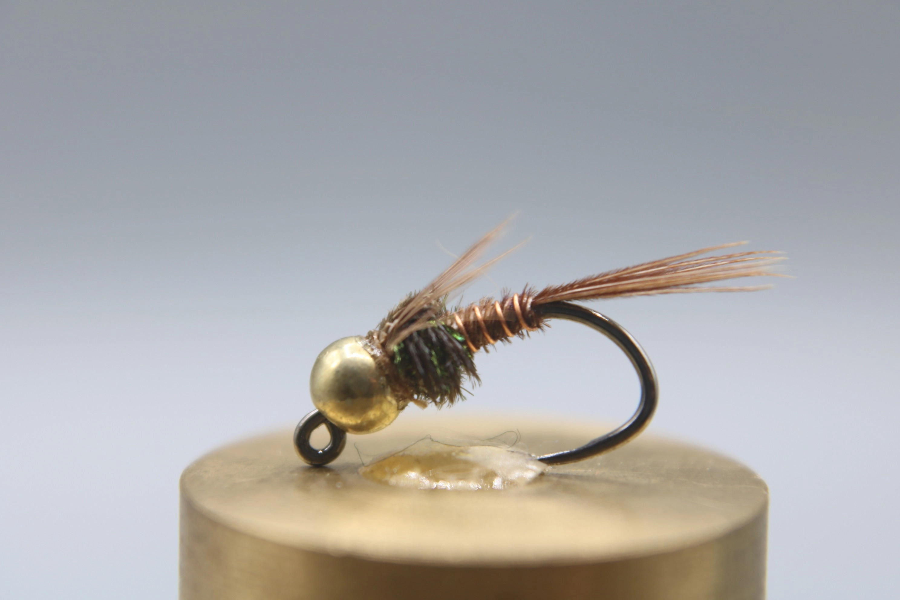 Tungsten Bead Barbless Jig Pheasant tail