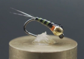 Tungsten Bead Barbless Jig Quill Body Perdigon