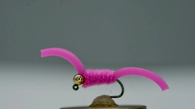 Tungsten Bead Barbless Jig Squirmy Worm