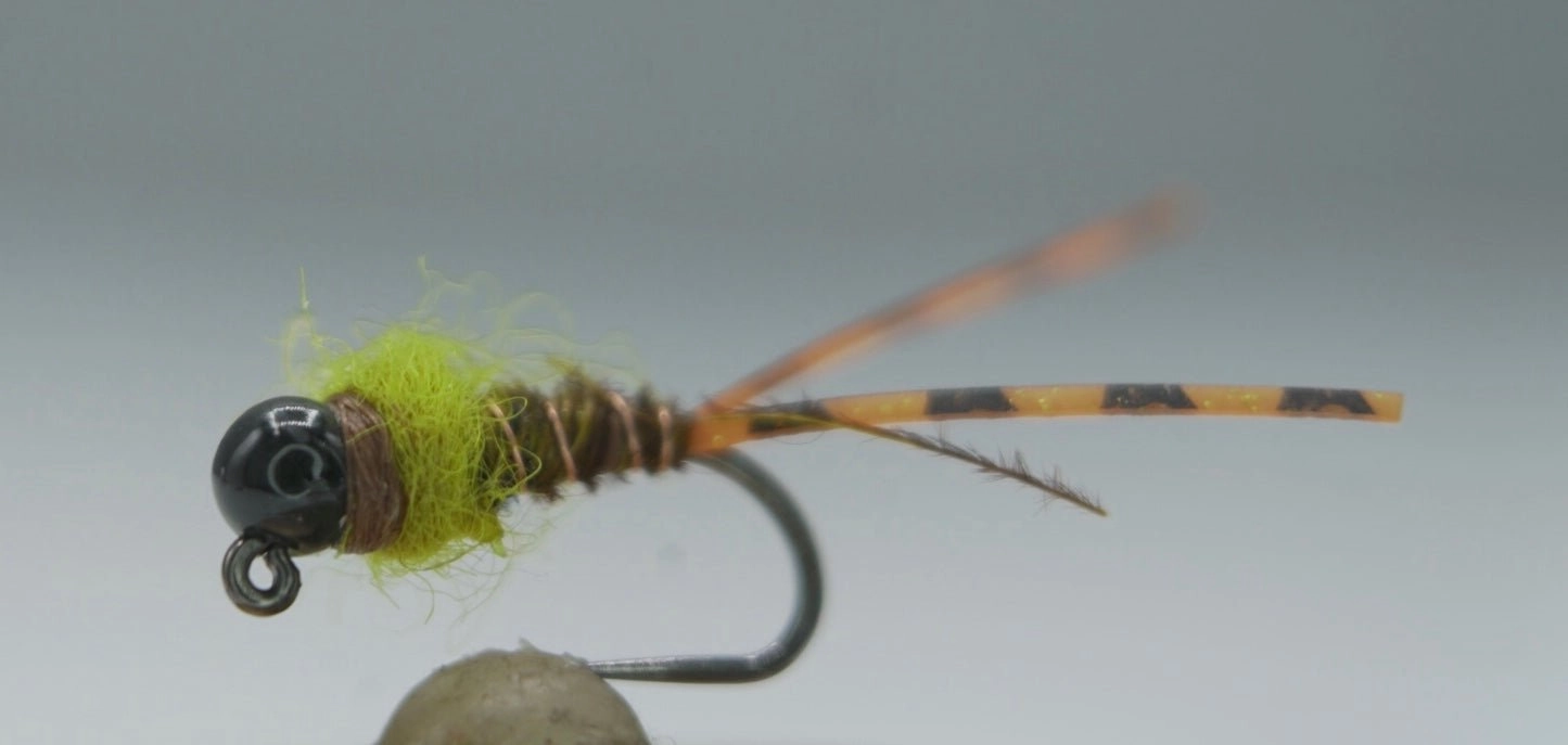 Tungsten Bead Barbless Jig Stonefly