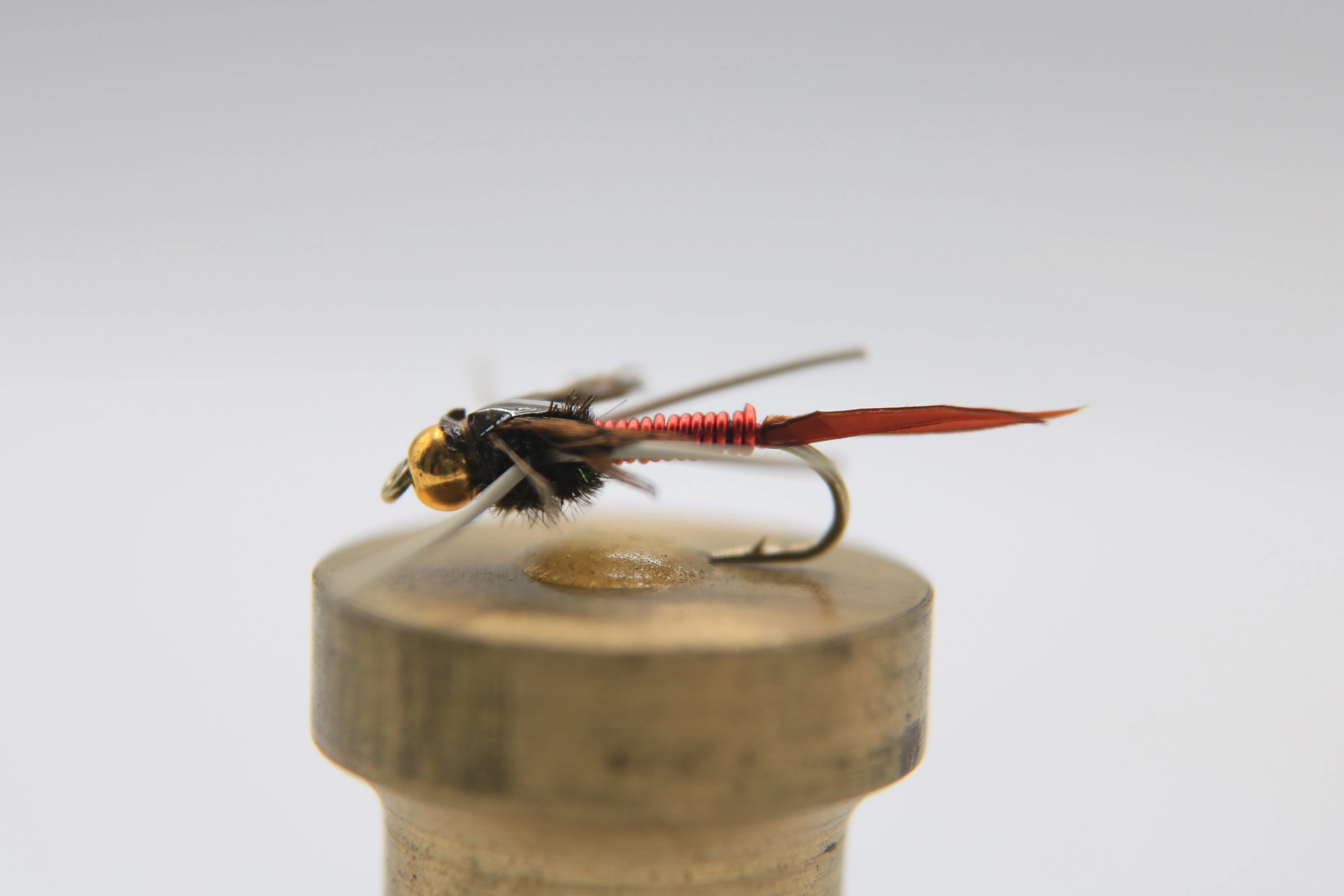 Tungsten Bead Head Copper John Rubber Leg