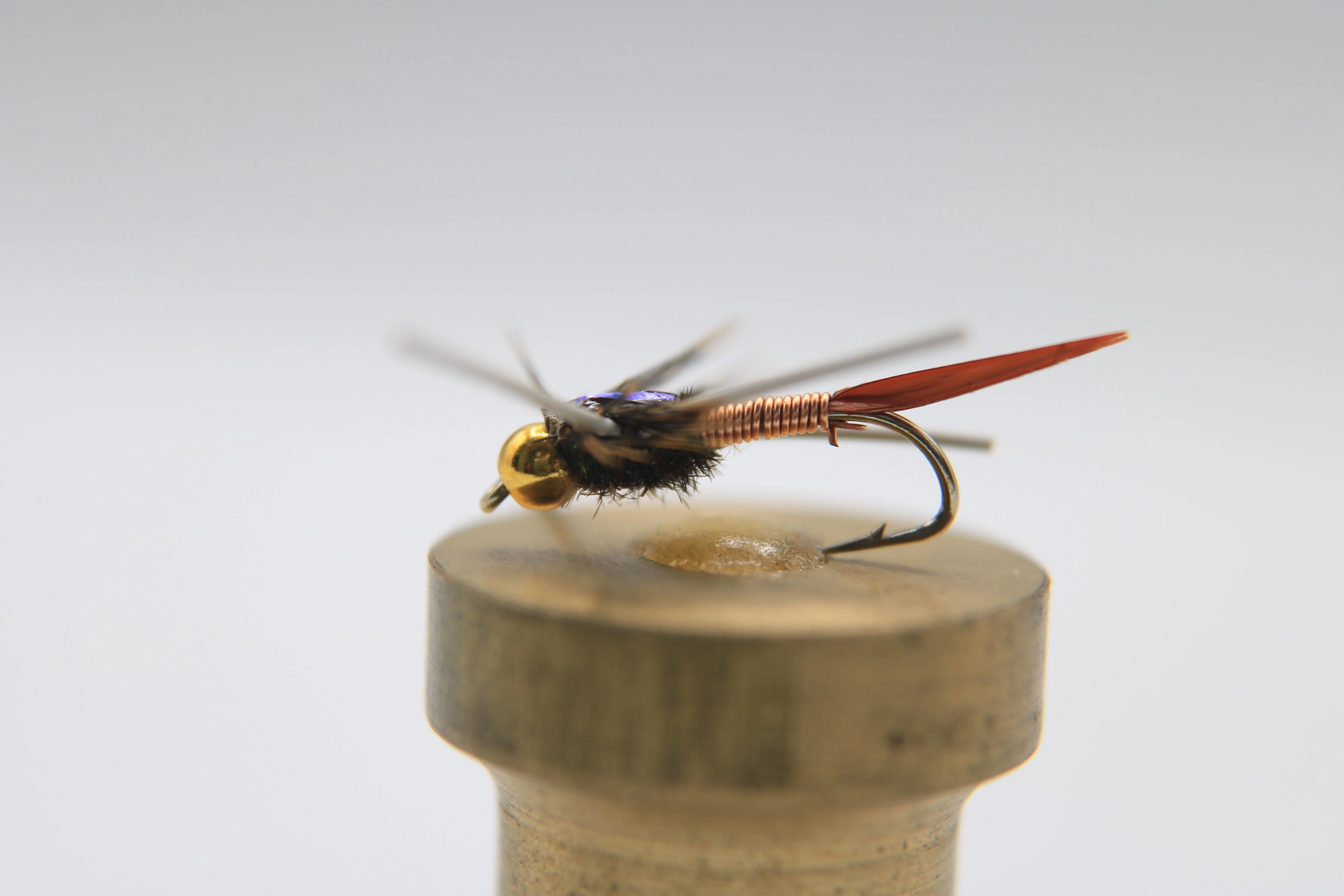 Tungsten Bead Head Copper John Rubber Leg