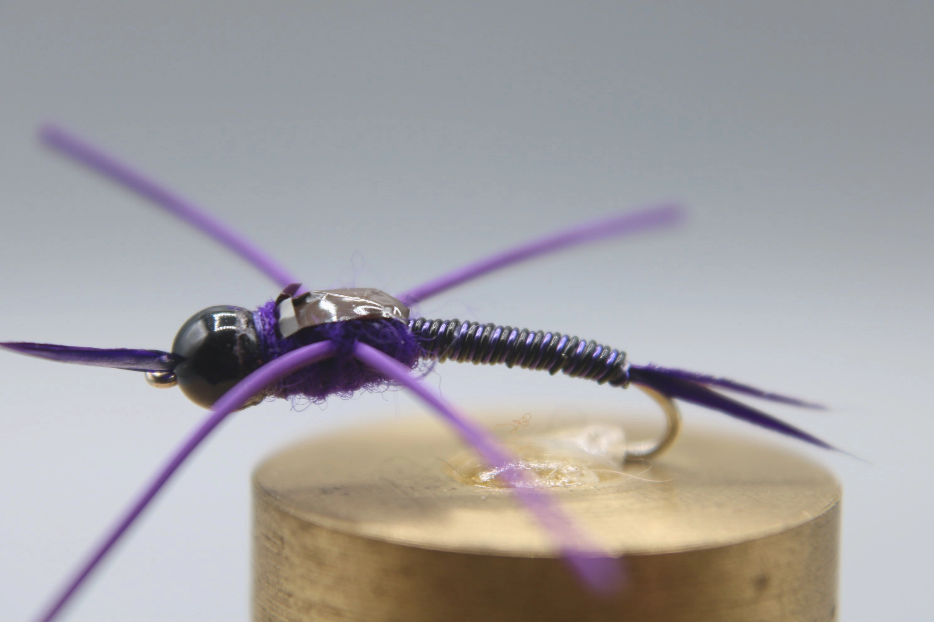 Tungsten Bead Head Wire Body Rubber Leg Stonefly Nymph