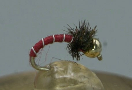 Tungsten Bead Head Zebra Midge