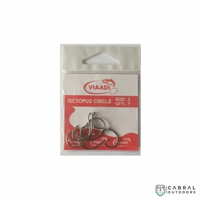 Viaadi Octopus Circle  Hooks | Size: 1-8/0