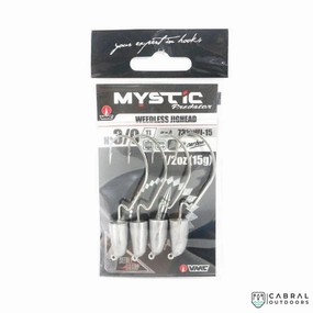 VMC Mystic Predator Weedless Jig Head 7312WJ | Size: 2/0 and 3/0 | 4pcs/pkt