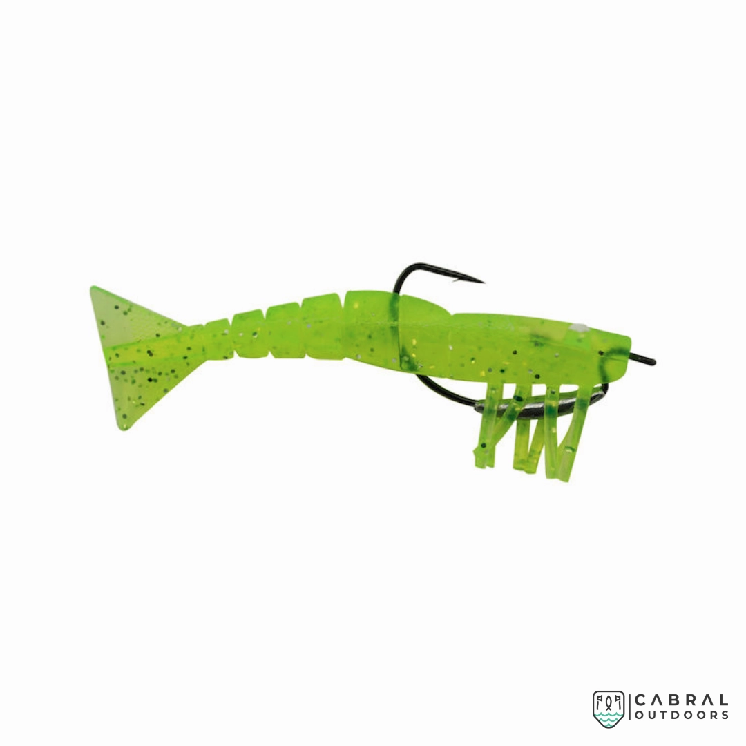 Vudu Weedless Shrimp 3.5 inch1/8 OZ JIG PRE-RIGGED 2 PER PACK
