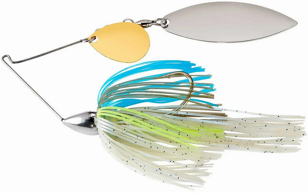 War Eagle Tandem Colorado Willow Nickel Frame Spinnerbait - 3/8 oz