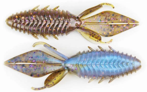 Xzone Adrenaline Bug 4 inch Soft Plastic Creature Bait 8 pack