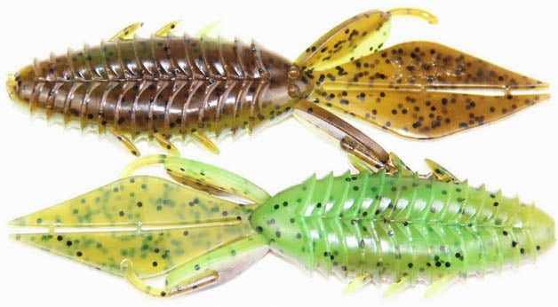 Xzone Adrenaline Bug 4 inch Soft Plastic Creature Bait 8 pack
