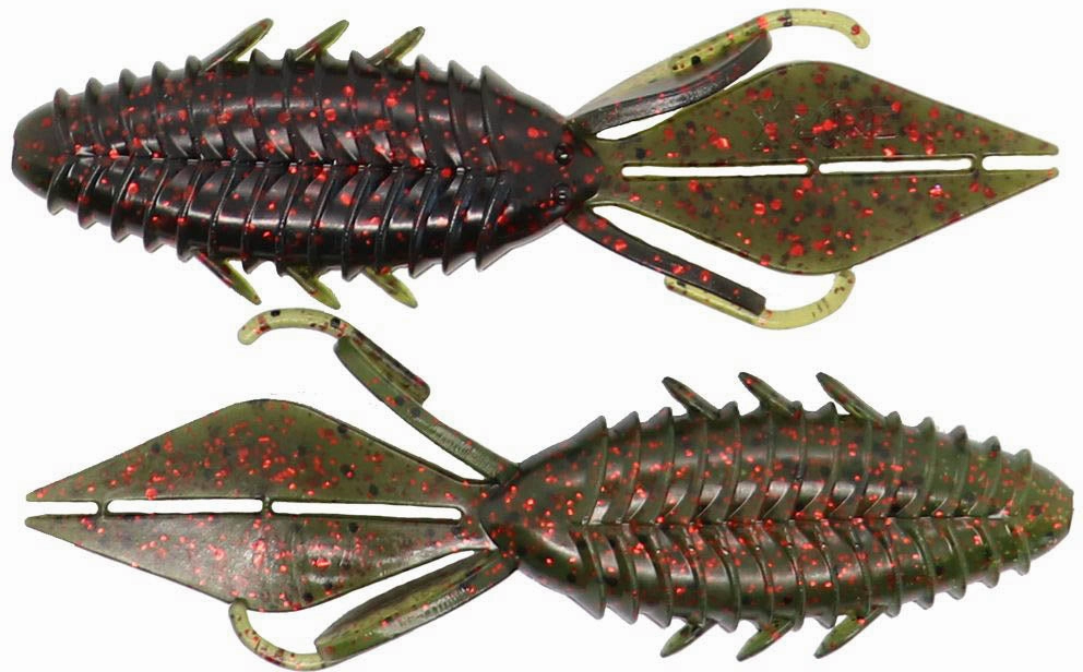 Xzone Adrenaline Bug 4 inch Soft Plastic Creature Bait 8 pack