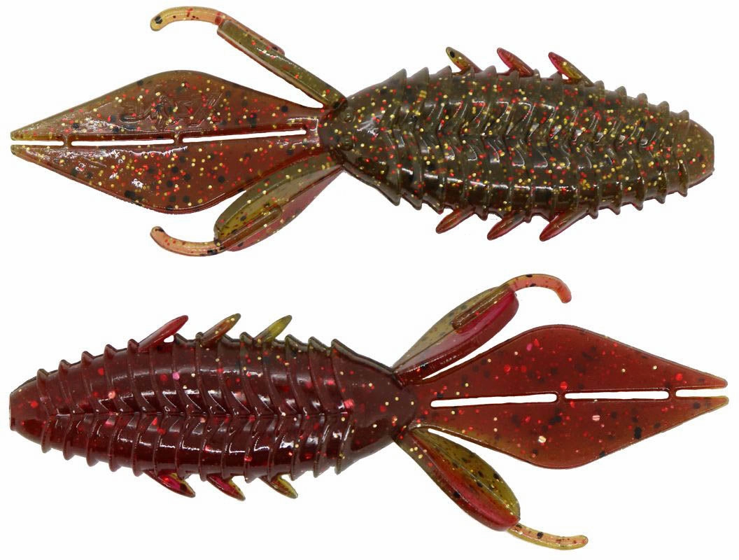 Xzone Adrenaline Bug 4 inch Soft Plastic Creature Bait 8 pack