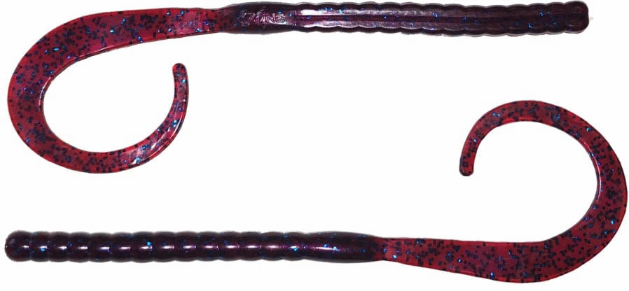 Xzone Blitz Worm 11 inch Ribbon Tail Worm 8 pack