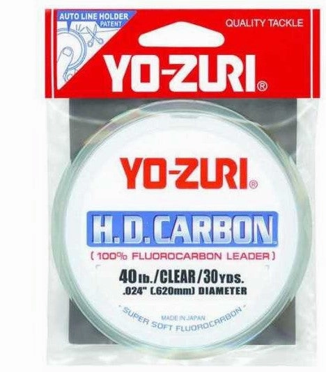 Yo-Zuri H.D. Carbon Fluorocarbon Leader 30lb-40lb