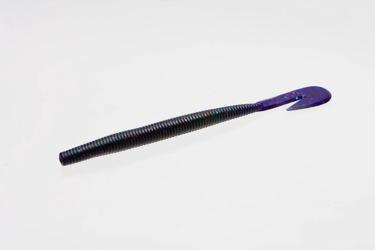 Zoom Ultra-Vibe Speed Worm 6 inch Soft Plastic Cut Tail Worm 15 pack